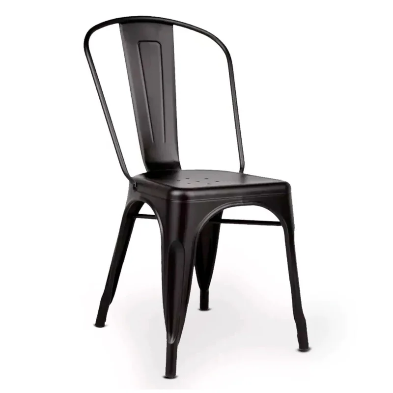 Silla Tolix - Negro en Negro - Sillas, Uruguay | La Cueva Muebles, vista 5