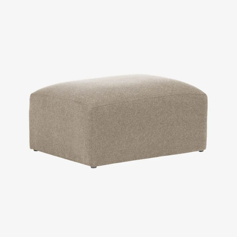 Reposapiés Blok 90 x 70 cm - pana rosa en Rosa - Butacas, banquetas y puffs, Uruguay | Kavehome