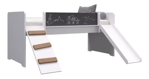Cama Miel – Con Tobogán y Pizarrón en Blanco - Dormitorio, Uruguay | RM Muebles y Deco, vista 4