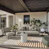 Reposapiés exterior Jenell terrazo - blanco Ø 35 cm en Blanco - Mesas de arrimo, Uruguay | Kavehome, vista 3 de 6