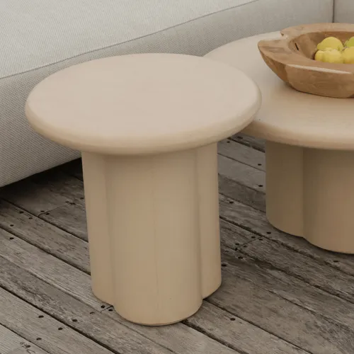 MESA LIVING OLBIA en Beige - Muebles para el exterior, Uruguay | Masinfinito Casa