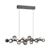 Colgante led 18 esferas 32w motorizado a control remoto con varias funciones - PLATA en Gris - Lámparas colgantes, Uruguay | Iluminica, vista 1 de 5