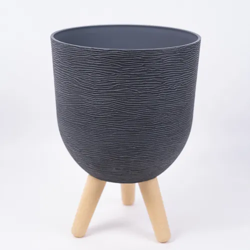 Maceta Teli - Gris en Gris - Decoración, Uruguay | Indian
