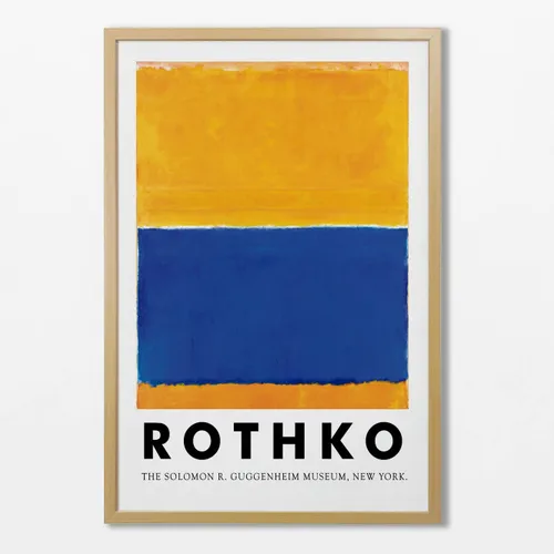 Rothko - Untitled (Amarillo y azul) en Multicolor - Láminas, Uruguay | La Cuadrería