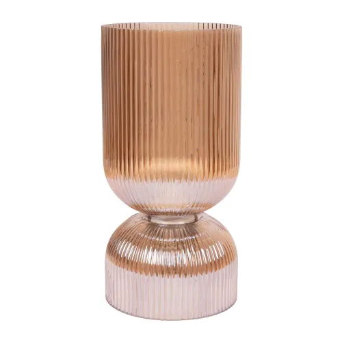 Lampara De Mesa Vidrio Natural-beige Lt95180 en Amarillo - Lámparas de mesa, Uruguay | Divino
