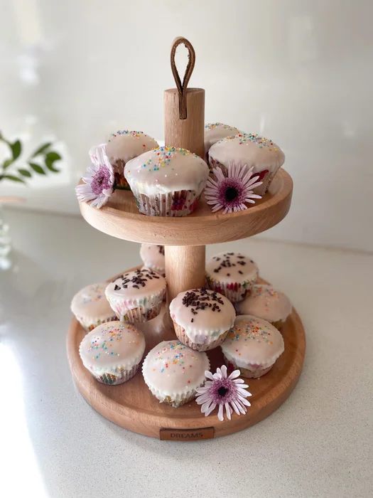 Soporte Doble Plato para Muffins - Decoración, Uruguay | Dreams On Time