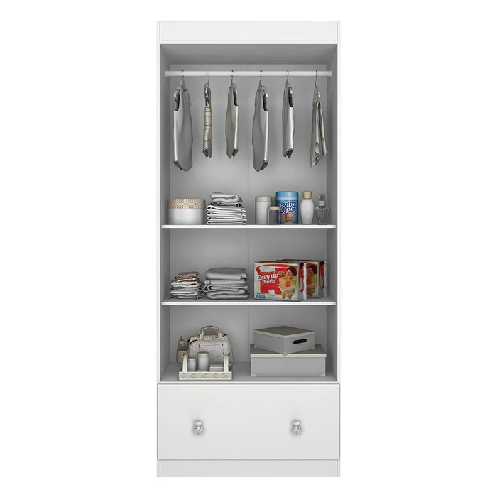 ROPERO SATRIANI BLANCO 2 PTAS 10241795 - Roperos y placares, Uruguay | Rosas Hermanos, vista 3