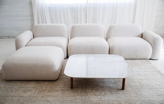 SOFA MOLLIS en Blanco - Sillones y sofás, Uruguay | Sentido Jose Ignacio