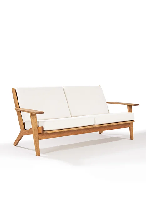 SOFA LOTUS 3 LUGARES ACQUABLOCK CRUDO 185x87x86CM JATOBA - Muebles para el exterior, Uruguay | Vinibel