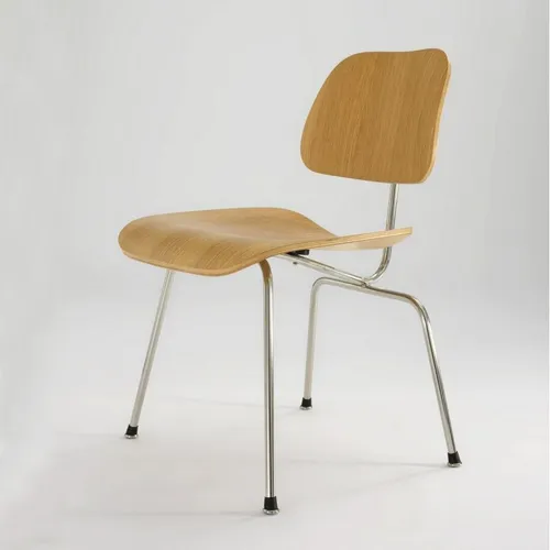 DCM Chair | Charles & Ray Eames | inox roble en Madera natural - Sillas, Uruguay | Mad for Modern