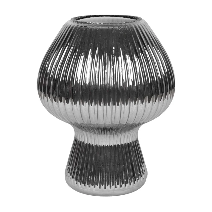 Lámpara De Mesa Vidrio Gris Lt95179 en Gris - Lámparas de mesa, Uruguay | Divino