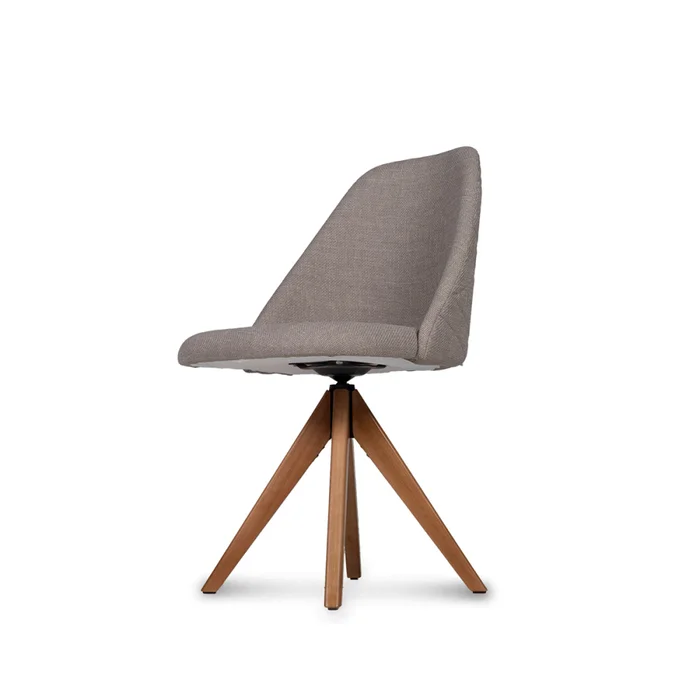 Silla Giratoria Karol 141- Tela Microfibra - A6 (Tostado) en Beige - Butacas, banquetas y puffs, Uruguay | Nyr, vista 6