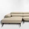 Sofá con chaise DUNA TELA BEIGE IZQUIERDO - Sillones y sofás, Uruguay | Viasono, vista 4 de 5