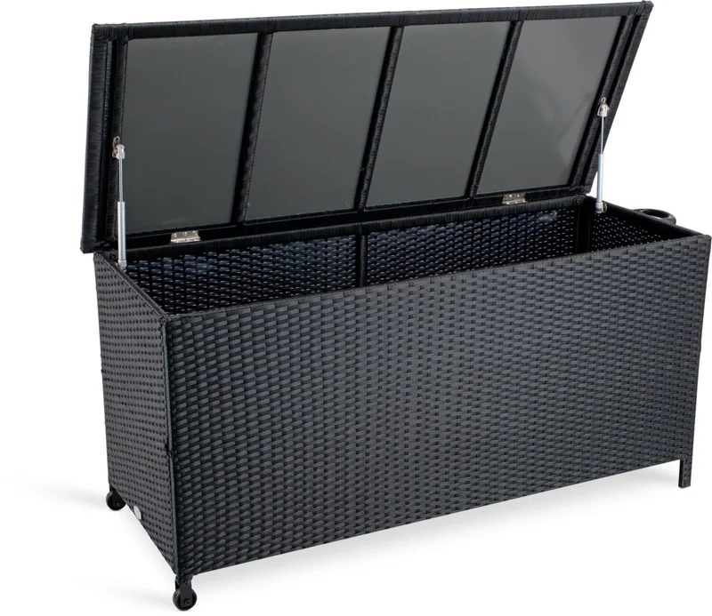 Baúl guardar almohadones YDERUP A133xA64xP55 negro en Negro - Muebles para el exterior, Uruguay | JYSK, vista 3