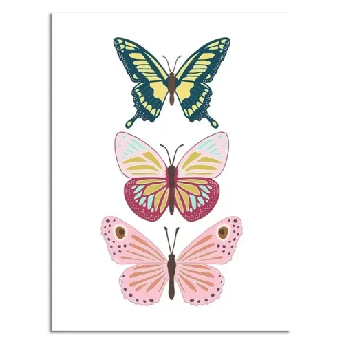 CUADRO CANVAS 30x40cm MARIPOSAS 2 - Decoración de pared, Uruguay | Decohogar