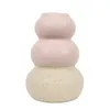CANDELABRO ANILLOS 6x6x8.5CM CERAMICA ROSA en Rosa - Velas y Portavelas, Uruguay | Decohogar, vista 2 de 4