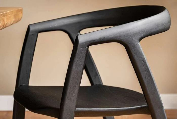 SILLA BONHAM - OLMO NEGRA en Negro - Sillas, Uruguay | La Iberica, vista 7