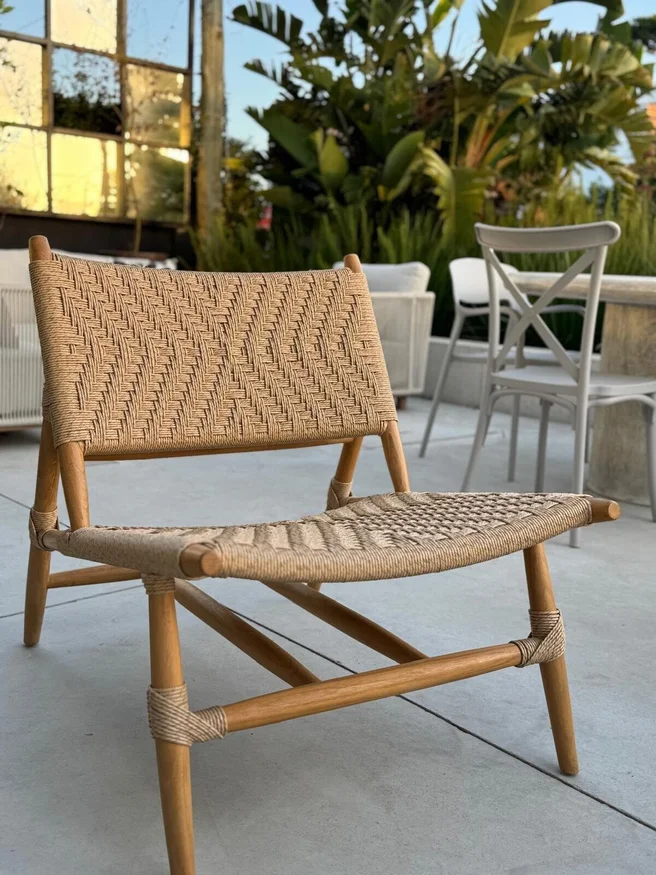 BUTACA MARTINI LOUNGE TEKA NAT en Madera natural - Muebles para el exterior, Uruguay | Masinfinito Casa, vista 2