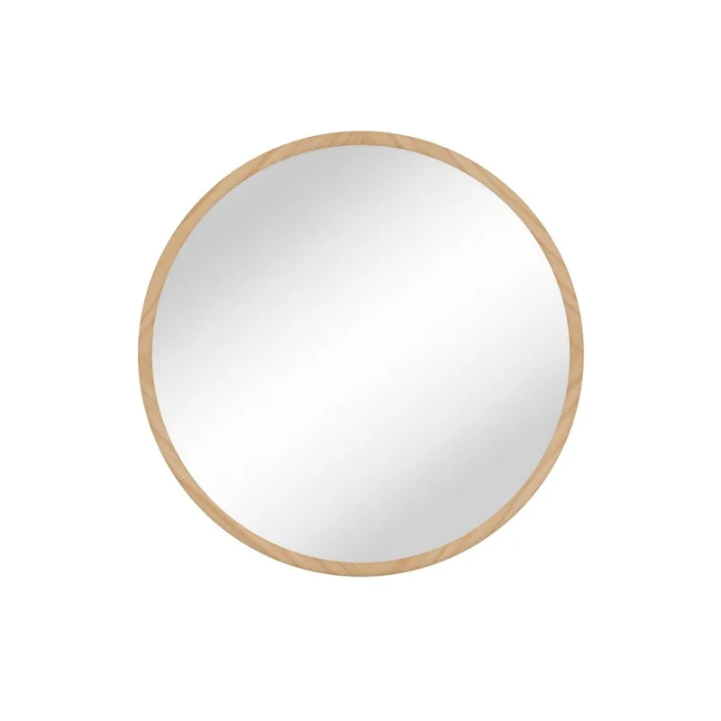 ESPEJO MADERA D60CM BEIGE en Beige - Espejos, Uruguay | Koz