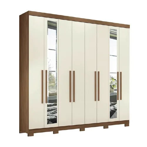 Ropero Placares Master Vip 8 Puertas 8 Estantes Con Espejo - Roperos y placares, Uruguay | Muebles Express