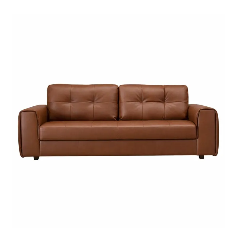 Sofá Sillón 100% Cuero - Raffaello 3 Cuerpos Amarula en Marrón - Sillones y sofás, Uruguay | Berna home