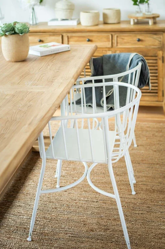 BUTACA / SILLA DE METAL WHITE en Blanco - Sillas, Uruguay | La Iberica, vista 3