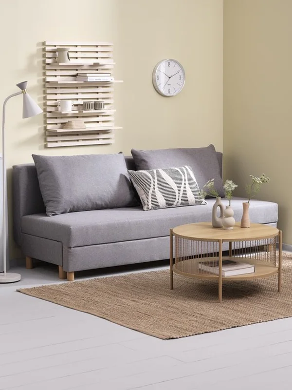 Sofá cama NORSMINDE 3 cuerpos gris cl en Gris - Sillones y sofás, Uruguay | JYSK, vista 3