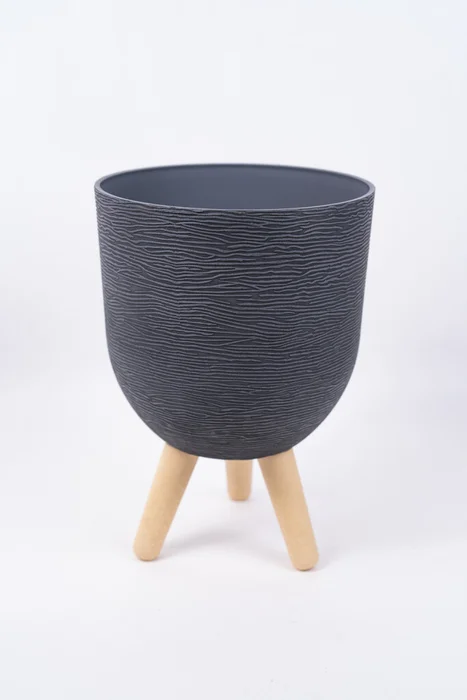 Maceta Teli - Gris en Gris - Decoración, Uruguay | Indian