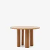 Mesa redonda Mailen - en chapa de fresno con acabado natural Ø 120 cm en Madera natural - Mesas de comedor, Uruguay | Kavehome, vista 1 de 8