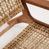 Butaca Grignoon de madera maciza de acacia y ratán sintético trenzado en Beige, Natural - Butacas, banquetas y puffs, Uruguay | Kavehome, vista 5 de 8