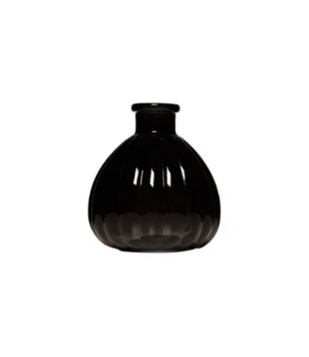 FLORERO UMEA GRIS D9XH10 en Negro - Jarrones, Uruguay | Masinfinito Casa