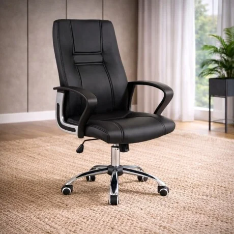Silla De Oficina Concept - Negro en Negro - Escritorios y sillas de escritorio, Uruguay | Aihaus