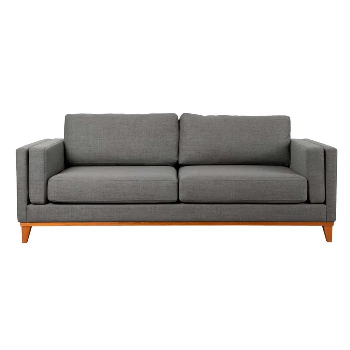 Sillón 3 Cuerpos Tela-premium Gris Luxor Premium Easy Clean Gris Osc en Gris - Sillones y sofás, Uruguay | Divino, vista 2