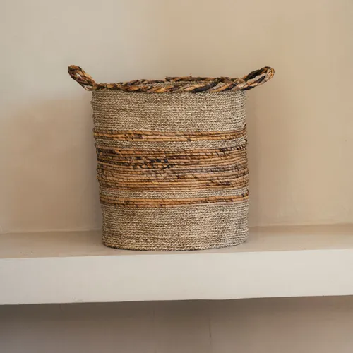 Canasto Senza - Talle L en Madera natural - Butacas, banquetas y puffs, Uruguay | Casakos