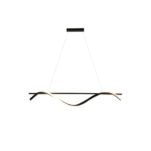 Luminaria Colgante LED Barboza Negro en Negro - Lámparas colgantes, Uruguay | Unilux