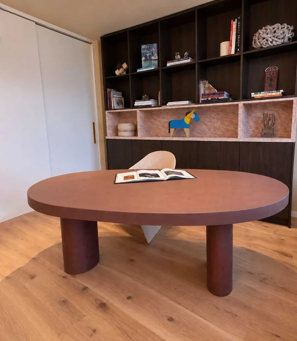 Mesa de comedor SUESCA en Terracota - Mesas de comedor, Uruguay | Mezcla
