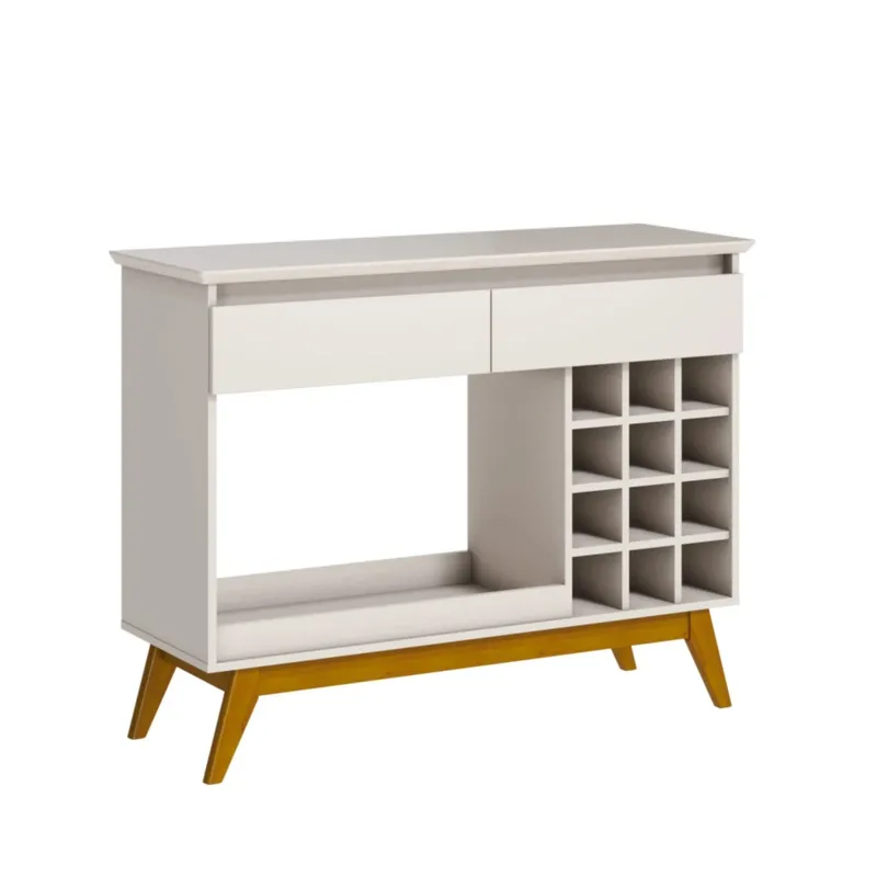 Aparador Classic AD - 2 Cajones - Manhattan en Off-white - Muebles para TV, Uruguay | Nario Hogar