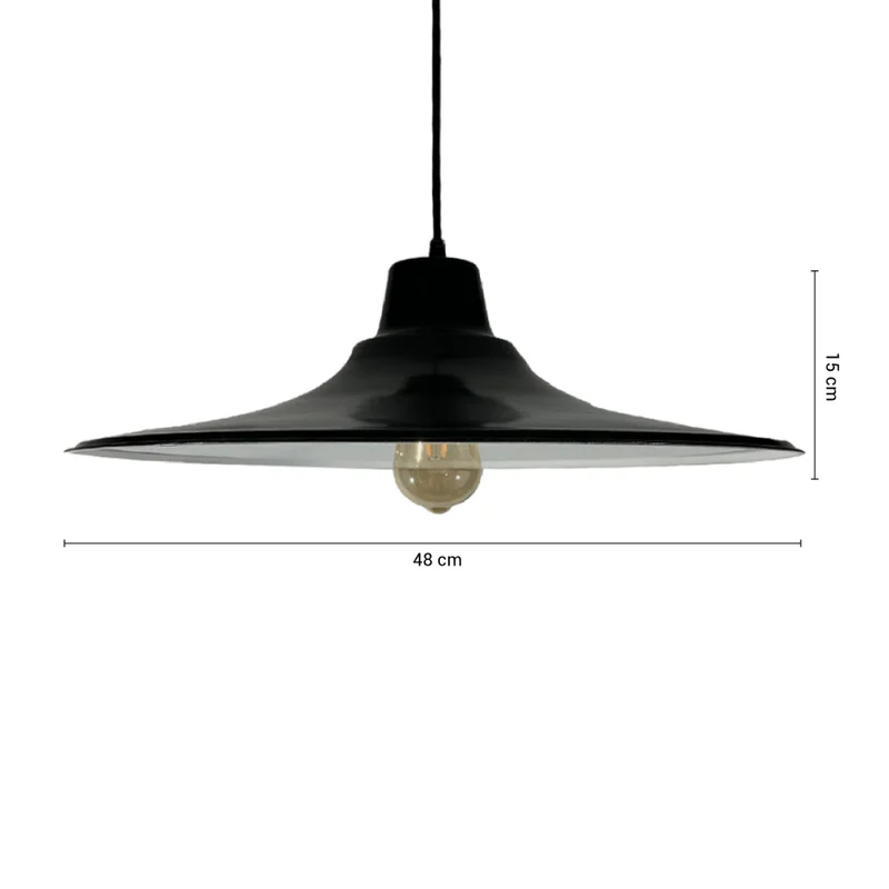 Lámpara Colgante Handmade Negro en Negro - Lámparas colgantes, Uruguay | Serlux, vista 5