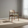 Silla De Comedor Rattan-y-madera Verde Danielle C/b en Verde - Sillas, Uruguay | Divino, vista 1 de 3