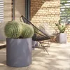 Macetero Cilindro 40 Gris Alto 40cm x 40cm diametro, 50 lts en Gris - Macetas, Uruguay | Champagne Home, vista 3 de 3