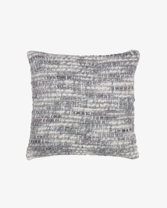 Almohadón Deyarina gris y blanco 45 x 45 cm en Multicolor - Textiles, Uruguay | Kavehome
