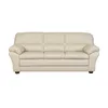 Sillón 3 Cuerpos Cuero Natural-beige Florencia Crudo en Blanco - Sillones y sofás, Uruguay | Divino, vista 3 de 6