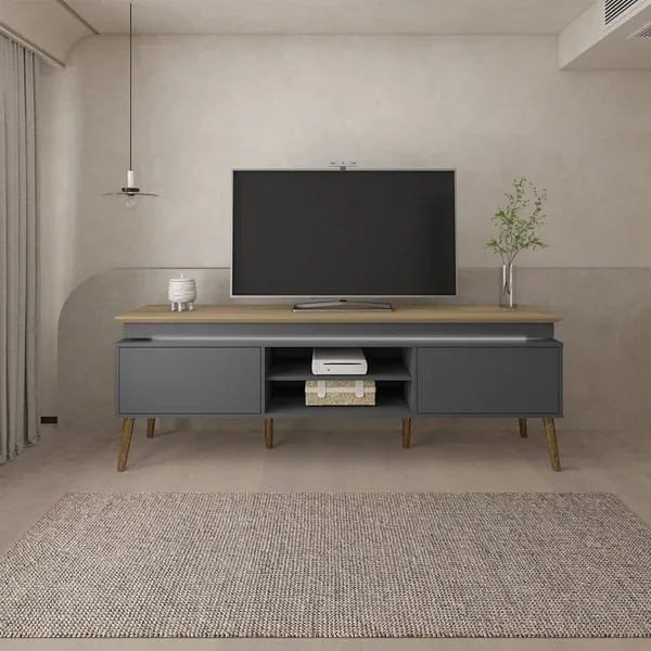 LUMINA en Gris - Muebles para TV, Uruguay | Palermo Casa Deco