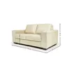 Sofá Loretto - Cuero Natural - 2 cuerpos - A fabricar en Beige - Sillones y sofás, Uruguay | NYR, vista 3 de 3