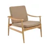 BUTACA ZILDA EN MADERA Y TELA COLOR BEIGE en Beige - Sillones y sofás, Uruguay | Alfa Ventas, vista 4 de 5