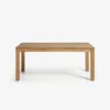 Mesa extensible Isbel - 140 (220) x 90 cm madera maciza de roble en Madera natural - Mesas de comedor, Uruguay | Kavehome, vista 6 de 9