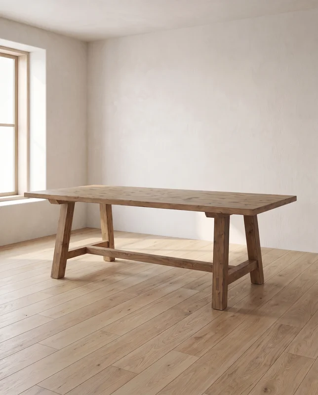 Mesa de Teca Noble | Casakos Uruguay en Madera natural - Mesas de comedor, Uruguay | Casakos, vista 3