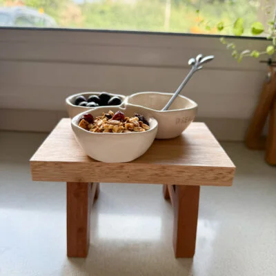 Banquito 4p de 15 cm en Madera natural - Decoración, Uruguay | Dreams On Time, vista 2
