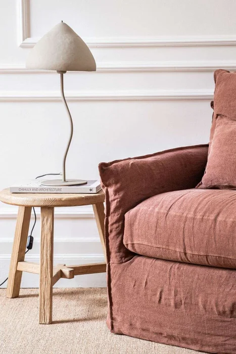 MESA AUXILIAR / BANCO OLMO - 50 CMS en Madera natural - Mesas de living, Uruguay | La Iberica, vista 14
