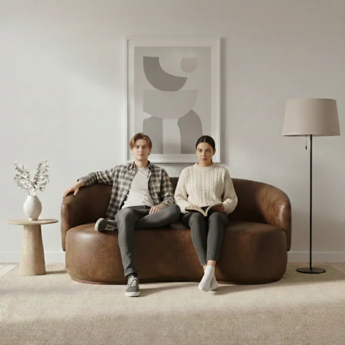 Sofa Beatriz en Marrón - Sillones y sofás, Uruguay | Moderna Hogar, vista 2